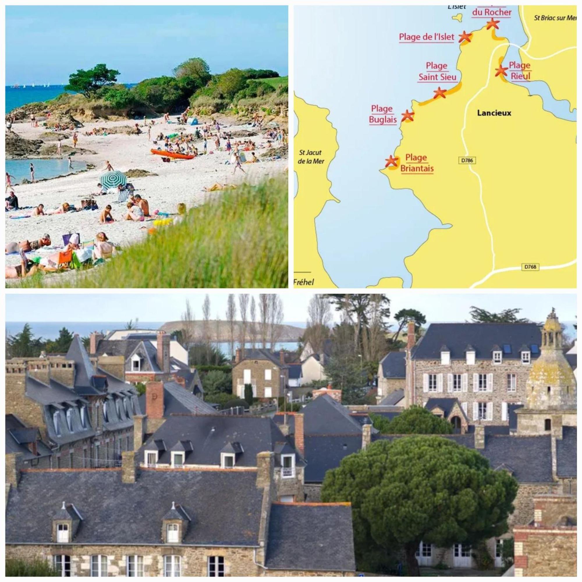 Maison Familiale Sur La Cote D'Emeraude Lancieux Zewnętrze zdjęcie